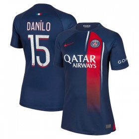 Paris Saint-Germain 2023-24 Danilo 15 Domácí - Dámské Fotbalové Dresy (S/S)